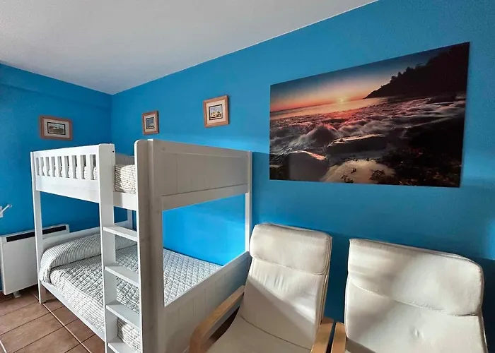 Apartamento Portosin Con Piscina Al Lado De La Playa